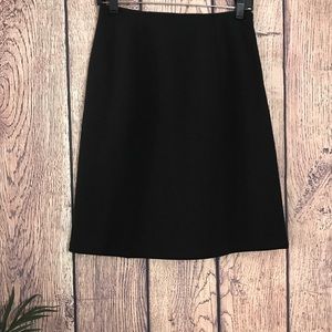 Ann Taylor Loft Skirt 4 Black A-Line